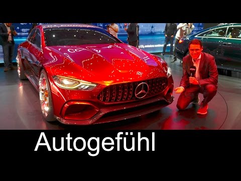 Mercedes-AMG GT Concept REVIEW 815 hp Hybrid attacking Porsche Panamera - Autogefühl