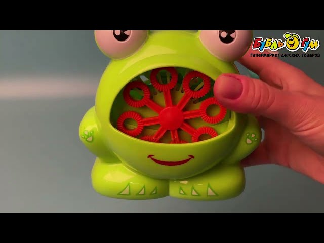 Пузыри мыльные Lanson Toys Лягушка - видео