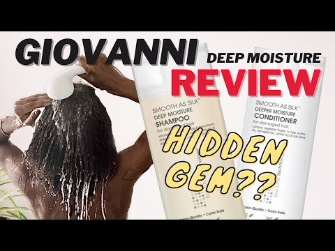 Trying Giovanni Deep Moisture Shampoo and Conditioner...