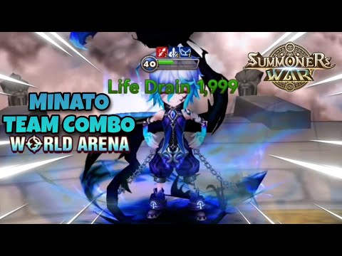 Minato Team Combo in World Arena Ep. 2 - Summoners War