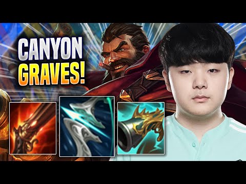 CANYON IS A GOD WITH GRAVES! - DK Canyon Plays Graves JUNGLE vs Taliyah! | Season 2022
