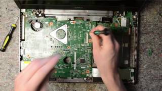 Dell Vostro 3550 laptop disassembly, take apart, teardown tutorial