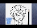 Simple & Easy Steps To Draw Sukuna || Learn Easy Anime Drawing Techniques