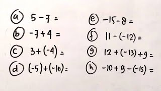 Perhitungan Bilangan Bulat Positif dan Negatif Kelas 4 | Matematika SD