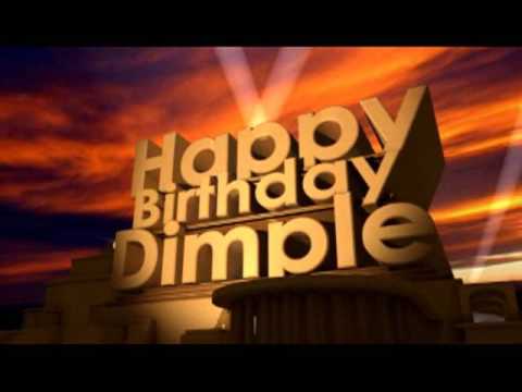 Happy Birthday Dimple