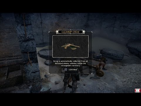 Mad Max Walkthrough (Blind) (PS4) Part 18 - Cleanup Crew (Jeet's Stronghold Upgrade)
