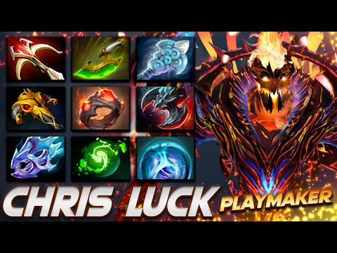 Chris Luck Shadow Fiend Playmaker - Dota 2 Pro Gameplay [Watch & Learn]