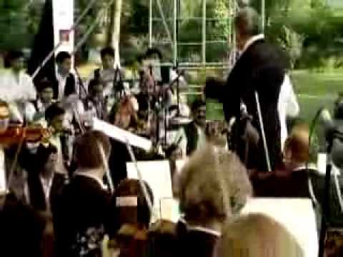 Zubin Mehta Concert begins in Kashmir
