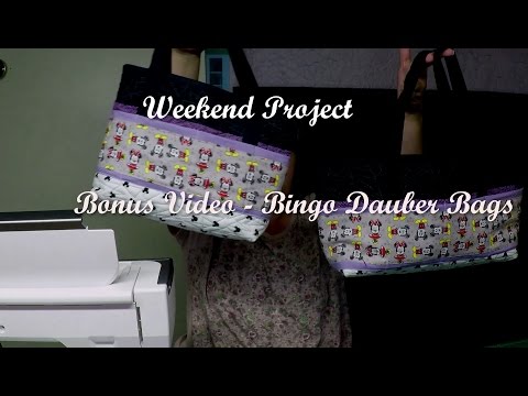 Weekend Project - Bonus Bingo Dauber Bag Creation - YouTube