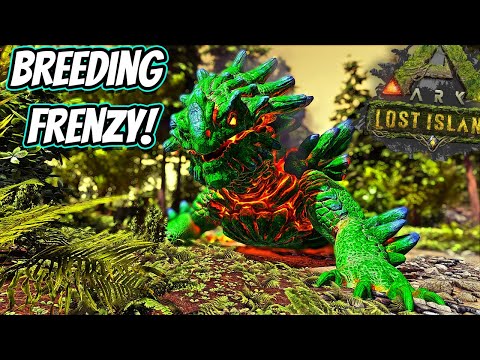 HATCHING THE MAGMASAUR EGGS, BREEDING AND GETTING MORE EGGS!! || Ark Lost Island Hardcore Ep 13!