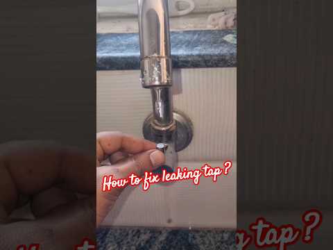 how to fix leaking tap water 🚰 #shorts #leaking #watertap #solution