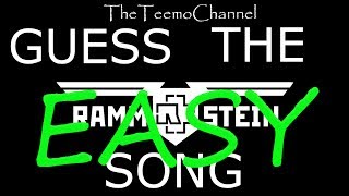 GUESS THE RAMMSTEIN SONG by instrumental / cover (EASY version)