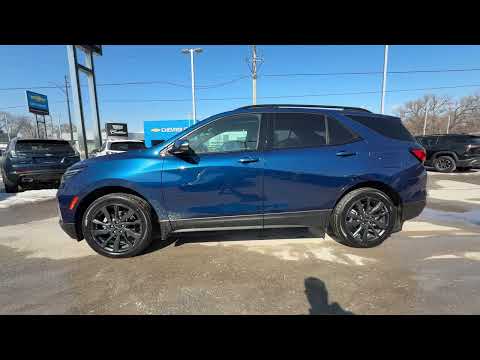 2022 Chevrolet Equinox AWD RS in Blue for sale at Ontario Motor Sales in Oshawa, ON