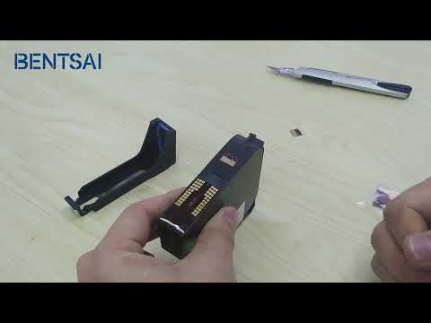 How to refill ink cartridge for BENSTAI B30 and B80 handheld inkjet printer?