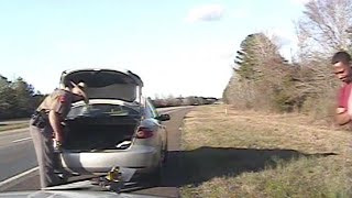 ‘Are you doing this just because I’m black?’ Driver questions search of car