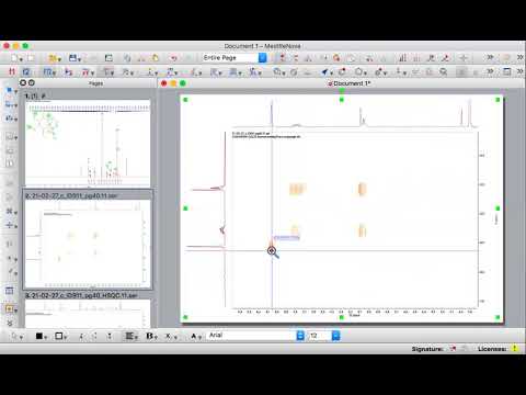 How to Process COSY and HSQC Spectra on MestreNova