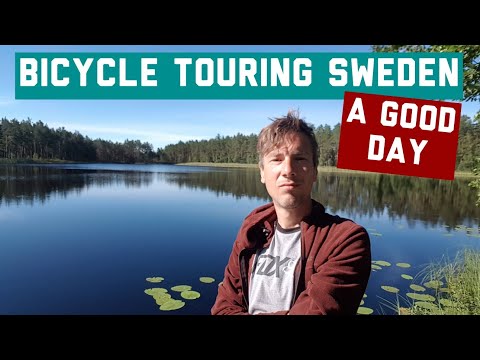 Bicycle touring Sweden - A good day