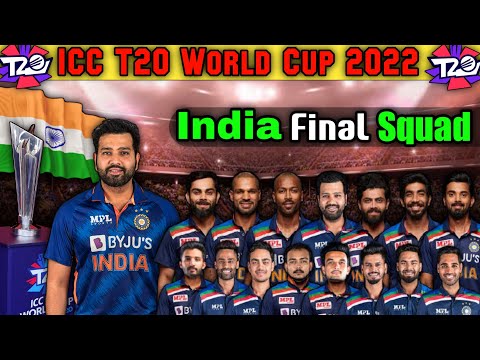 ICC T20 World Cup 2022 India Team Squad | T20 World Cup 2022 India Team Players List
