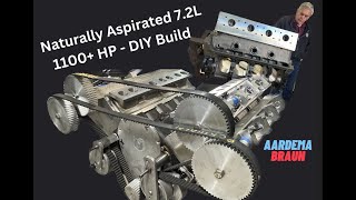 1100 Horsepower 7.2L Custom DOHC 4 Valve Engine Build - Aardema Braun DIY Master Engine Builders