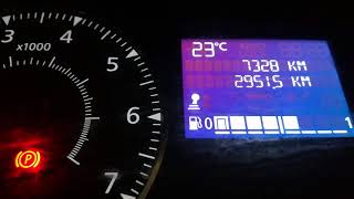 Dacia Duster II -problem.Kontrolka oleju, Stop i komunikat Ryzyko awarii Silnika