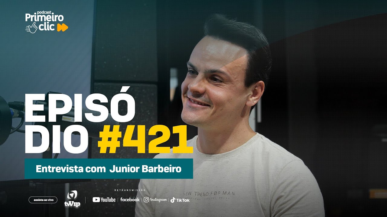Junior Barbeiro compartilha sua trajetória na edição do primeiro clic de hoje