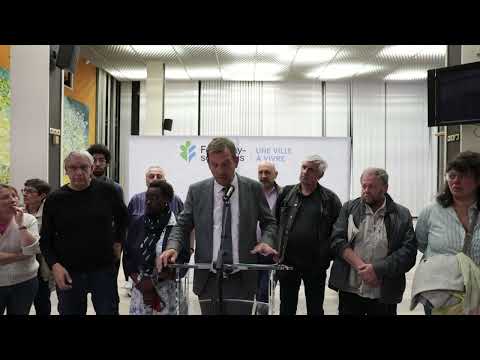 Proclamation des résultats à Fontenay-sous-Bois