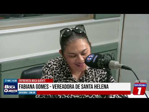 Entrevista com Fabiana Gomes, vereadora de Santa Helena