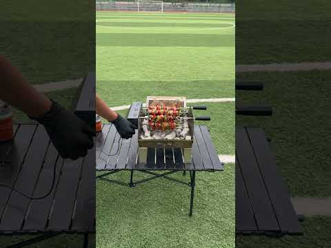 This is the newly released double-row barbecue grill.
