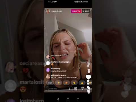 MARTA PARLA DI VALERIO IL SUO EX IN LIVE