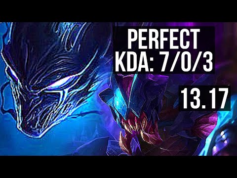 NOCTURNE vs REK'SAI (JNG) | 7/0/3, 700+ games, Godlike | EUW Master | 13.17