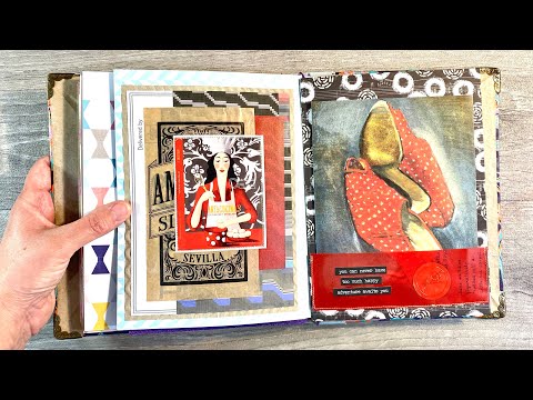 Use Your Scraps #7 - How To Use Random Scraps, Ephemera & Junk Cohesively