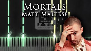 Mortals - Matt Maltese | TUTORIAL + SHEET MUSIC