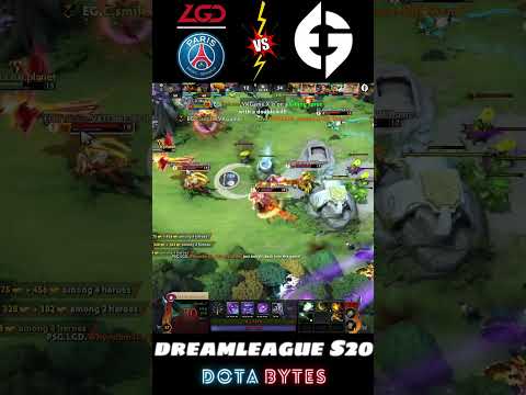 PSG.LGD vs Evil Geniuses 🙌 | Dream League Season 20 | Group Stage 🔥 #dota2 #shorts