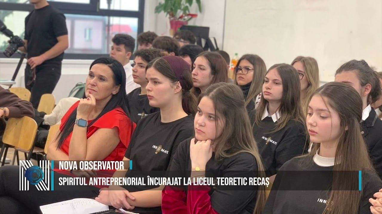 Spiritul antreprenorial încurajat la Liceul Teoretic Recaș