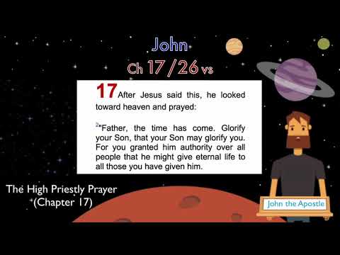 NIV John 17 (the High Priestly Prayer)