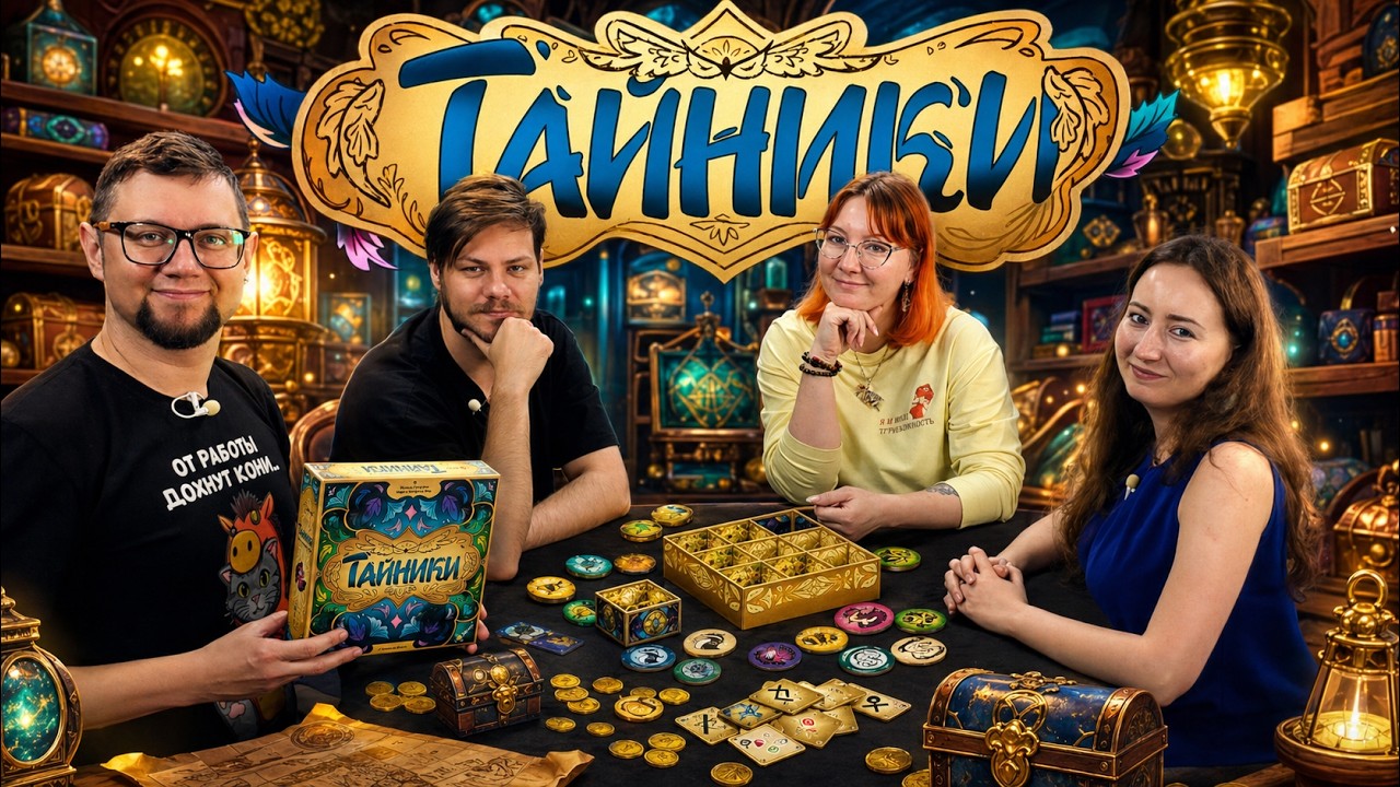 ТАЙНИКИ 🎁 кооперативная настольная игра-головоломка!
