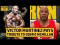 Victor Martinez Pays Tribute To Cedric McMillan & Shares Favorite Memory