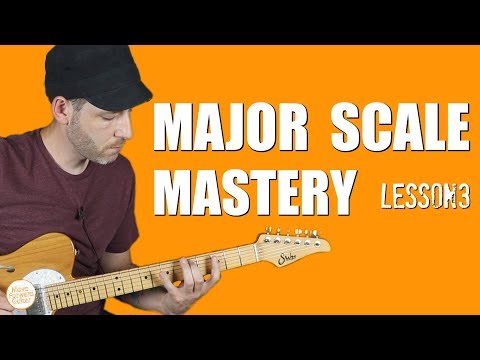 MAJOR SCALE Guitar | Connect All Patterns (Lesson 3)