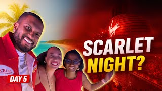 Scarlet Night Was NOT What We Expected… Virgin Voyages Brilliant Lady   Grand Cayman
