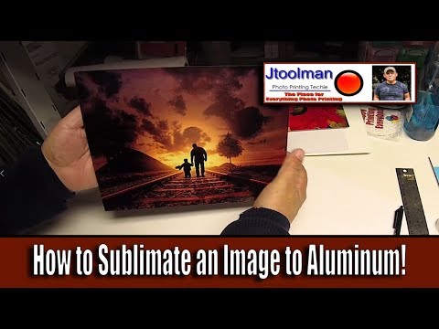 YouTube video about: How to print on aluminium sheets?