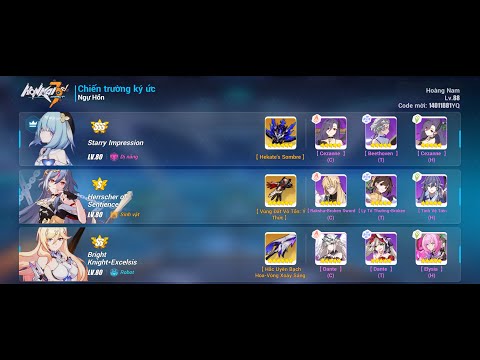 Honkai Impact 3 Sea - MA Ex - Jizo (SSS) vs BKe (SS), HoS (S0), SI (SSS), no elf