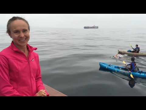 Catalina Channel Swim - 12 Audrey Cherel Gives a Pace Swimmer Overview
