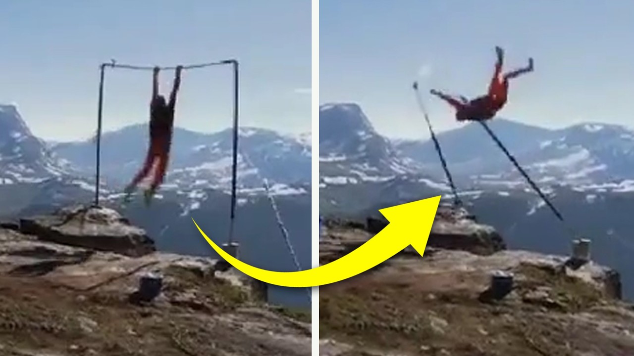 Cliff Stunt Goes Wrong…