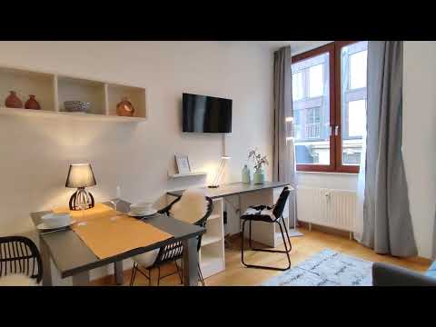 LE-1678 - Modisch möbliertes und charmantes Studio Apartment in der Innenstadt von Leipzig (mit B...