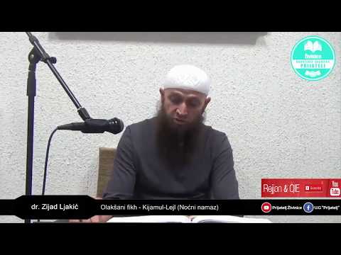 Dugotrajna korist noćnog namaza - dr. Zijad Ljakić