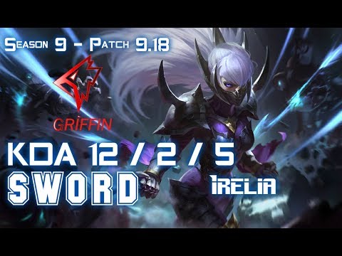 GRF Sword IRELIA vs JAYCE Top - Patch 9.18 KR Ranked