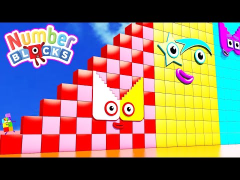 Looking for Numberblocks Step Squad 1  to 253 MILLION Standing Tall Numbers Patterns HUGE