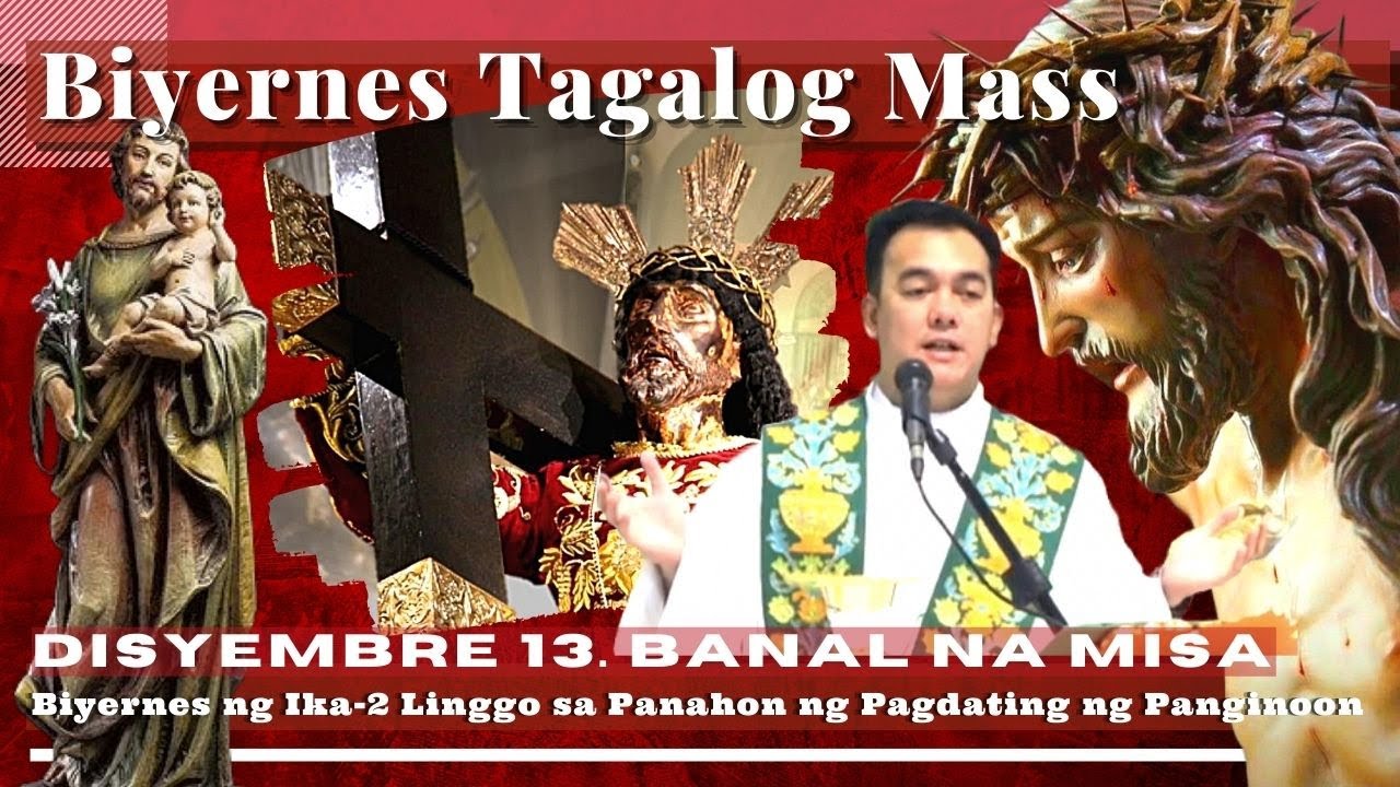 CATHOLIC CHURCH LIVE MASS TODAY || DEC  13  FRIDAY MASS  |  REV FR DOUGLAS BADONG
