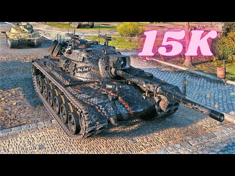 M48A5 Patton  15K Damage  World of Tanks Replays