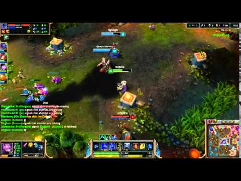 Kennen Vs Orianna, omg Nocturne xD